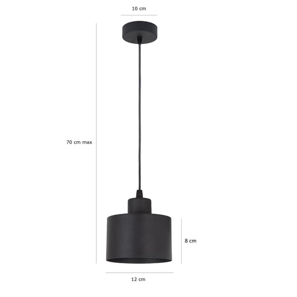 Tornado KO1 lampa svart
