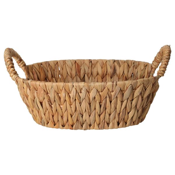 Oval kurv med hanke 30x25 cm