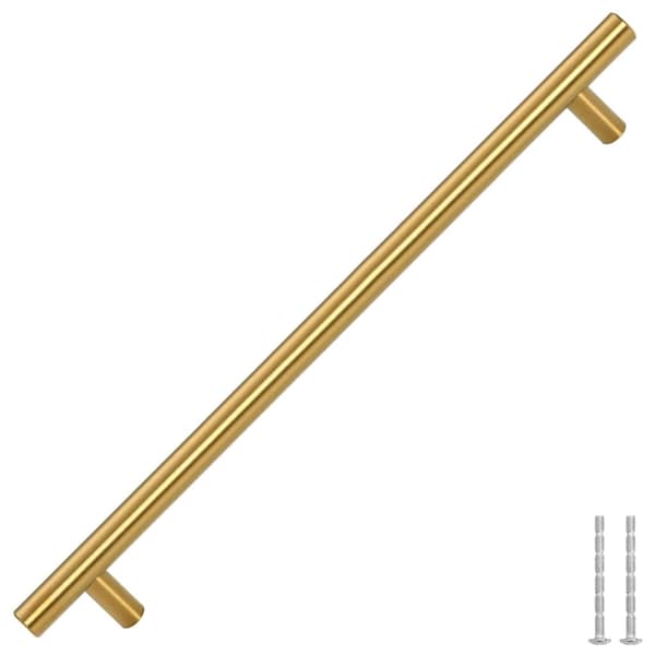 vidaXL skabsgreb, 5 stk., guld, 224 mm, rustfrit stål