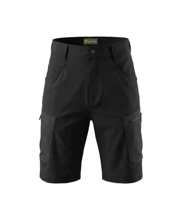 BoSafety CARGO PRO arbejdsshorts med grafen, slidstærke og elastiske, sorte 48