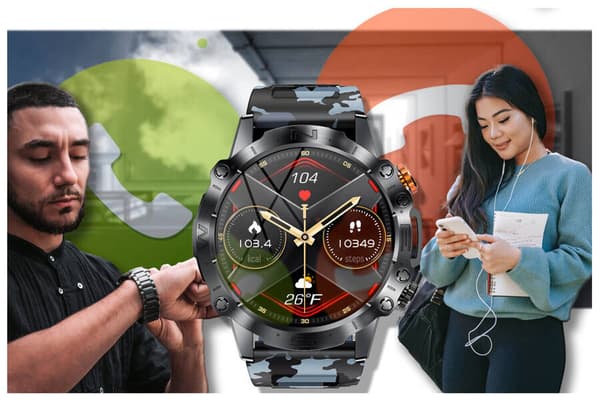 Herr smartwatch GRAVITY GT20-5 - AMOLED, Extra rem (sg024e)