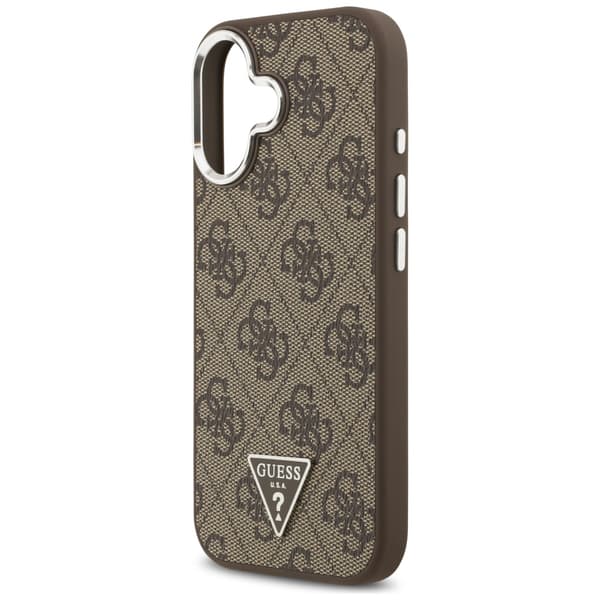 Guess 4G Triangle Logo MagSafe-etui til iPhone 17 brun sølv