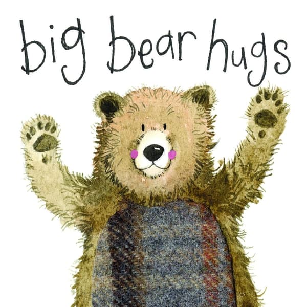 Big bear hugs coaster