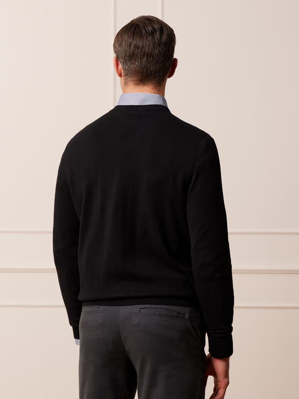 BLACK PEASTON SWEATER S