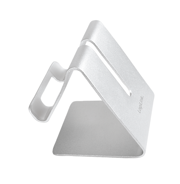 LogiLink telefon-/tabletholder - Aluminium, elegant, stabil og stilfuld