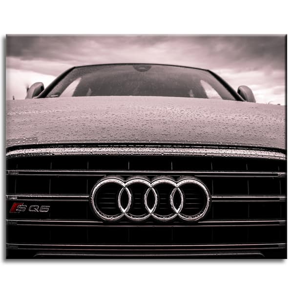 Canvastavla Barn Audi Bil 50x40 cm