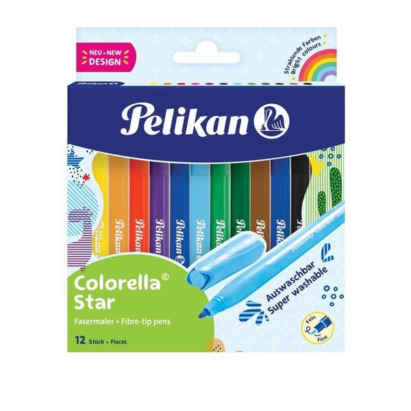 Colorella tuschpenne 12 farver