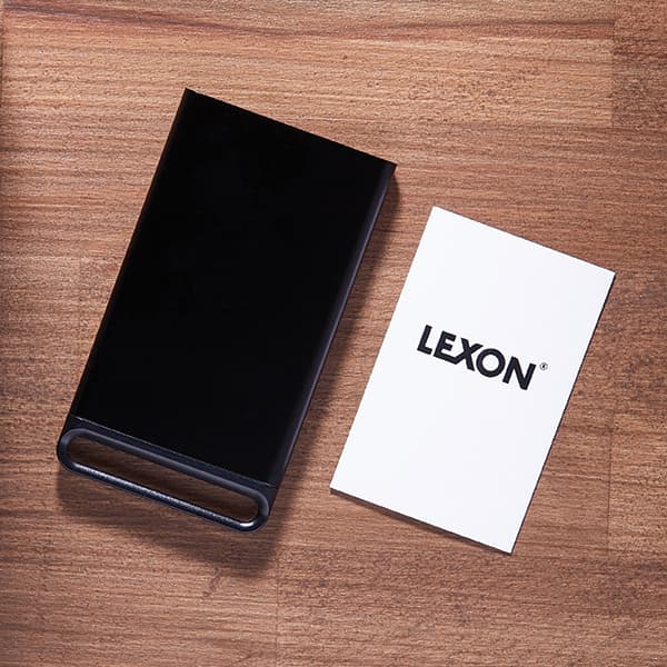 Lexon Nomaday Card svart visitkortshållare