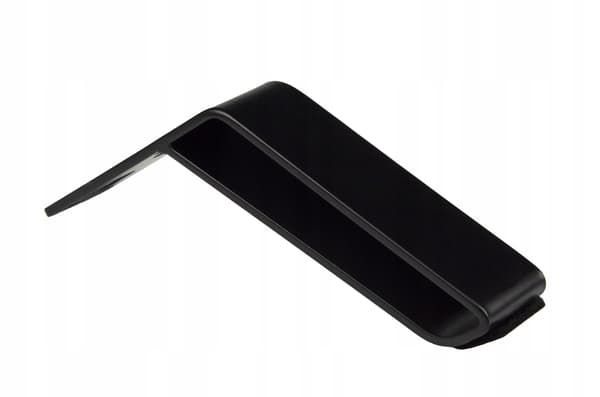 møbelben, loftben, skrå, sort metal, TIL møbler, sofaer, divaner, 12 cm
