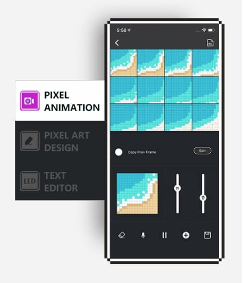 DIVOOM DITOO MIC kaiutin pixel art mikrofonilla vihreä