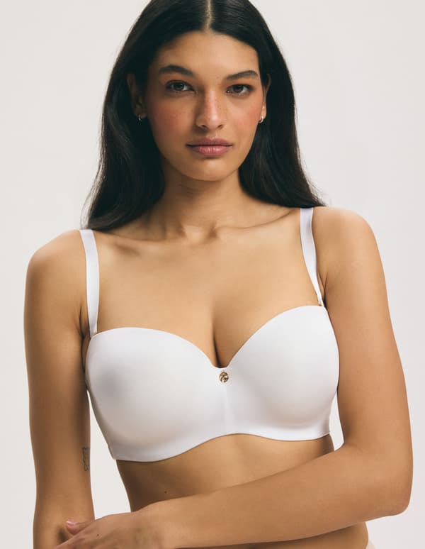 RAFFEN Esotiq push-up balconette-bh | vit 75D