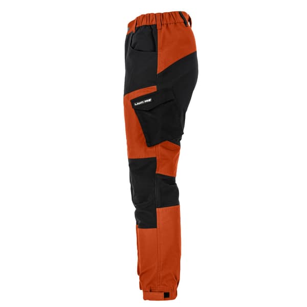 TEGELRÖDA SVARTA STRETCHBYXOR, "2XL", CE, LAHTI