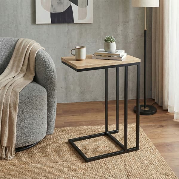 Sidebord sort Cremona Reims 40x25x60cm