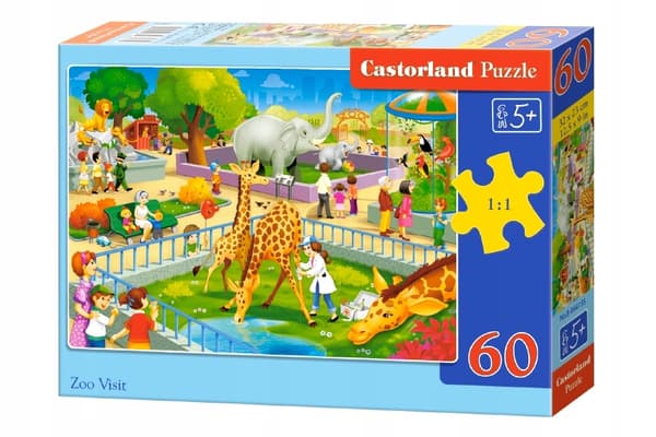 B-066155 Pussel 60 bitar Djurpark