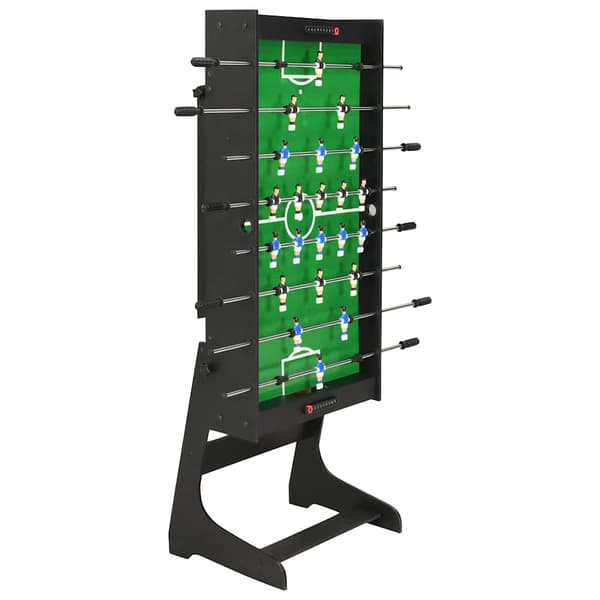 vidaXL foldbart bordfodboldbord 121 x 61 x 80 cm sort