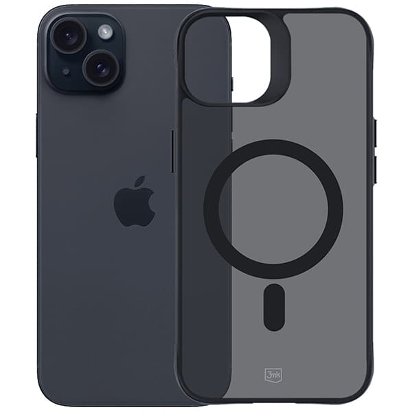 3MK Smoke MagCase-skal för iPhone 15 Plus