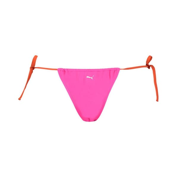 Puma Swim Dam Sidobindning Tanga String Bikiniunderdel Rosa S