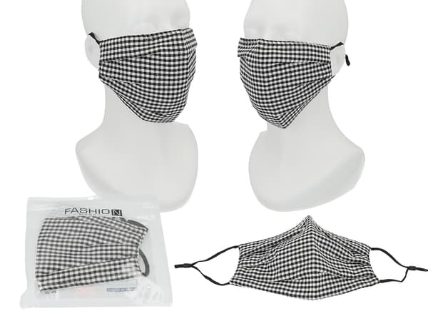 Suojaava maski - ruutukuvio