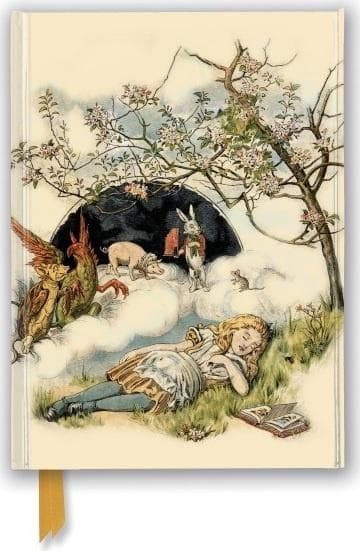 Notesbog A5 linje TW Sovende Alice i Eventyrland.