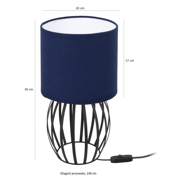 Tornado ASBZN-lampa, marinblå