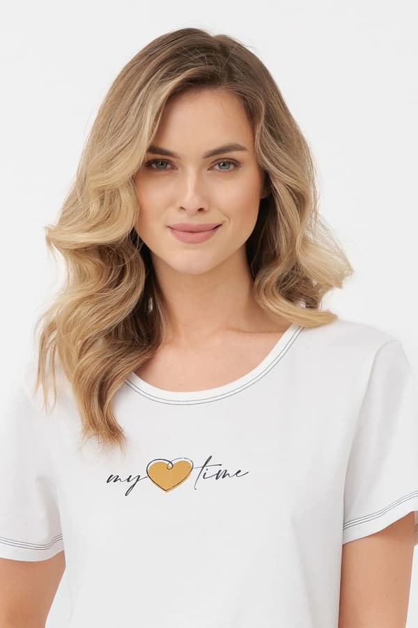 Ariela S Dame Pyjamassæt med korte ærmer