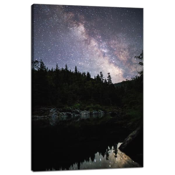 Lærredstryk Rummet Stjernehimmel 40x60