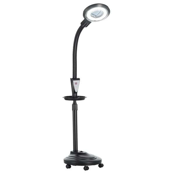 24W LED Kosmetiklampe Øjenvippeforstørrelse Stående Sort