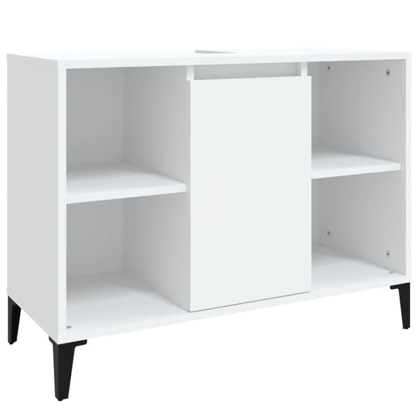 vidaXL håndvaskskab hvid 80x33x60 cm