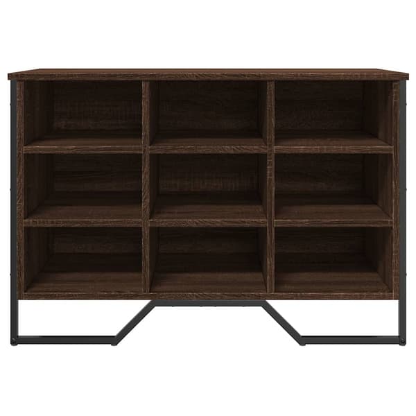vidaXL skoskab brunt egetræ 90x38x61,5 cm