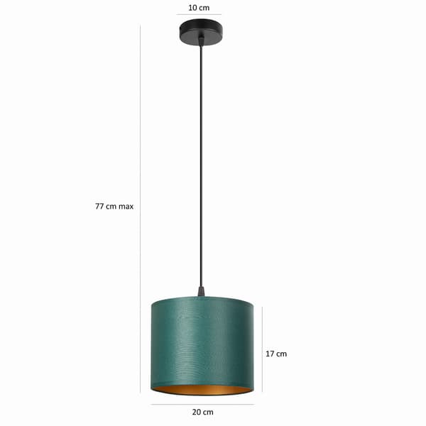 Tornado AS1 lampa grön-guld