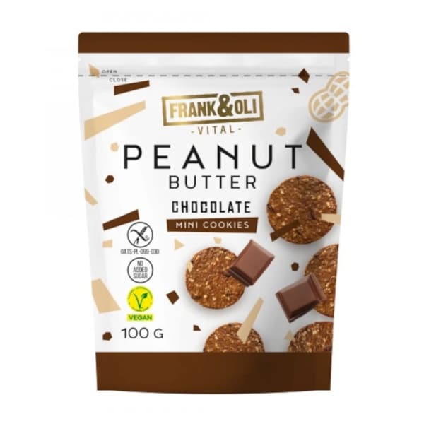 Mini PEANUTBUTTER- og chokoladekager 100 g