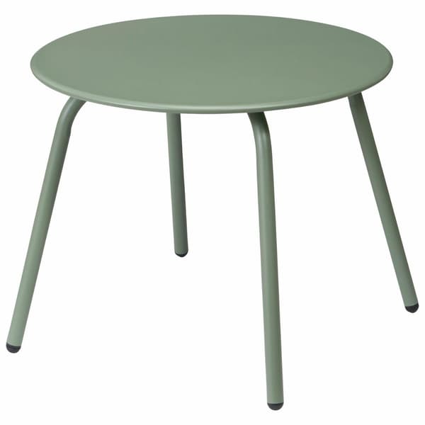 Metall sidobord grönt 50xh40 cm