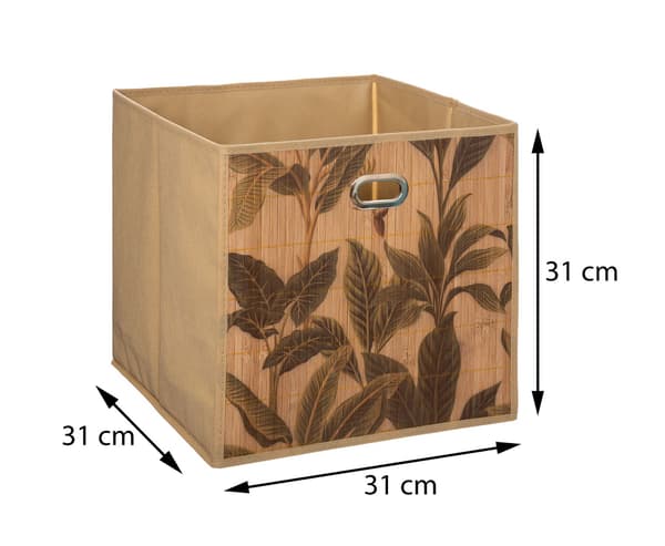 Bambus blomsterbeholder 31x31 cm