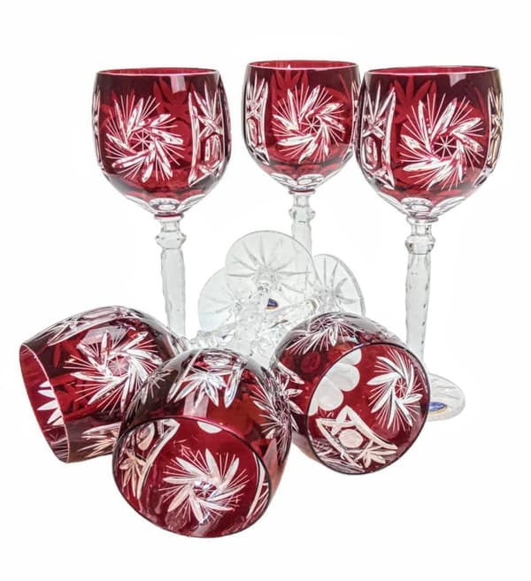 Ruby Crystal vinglas 280ml olivenkværn