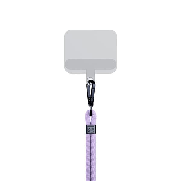 3mk EasyClip telefonsnor, lyselilla med sorte detaljer