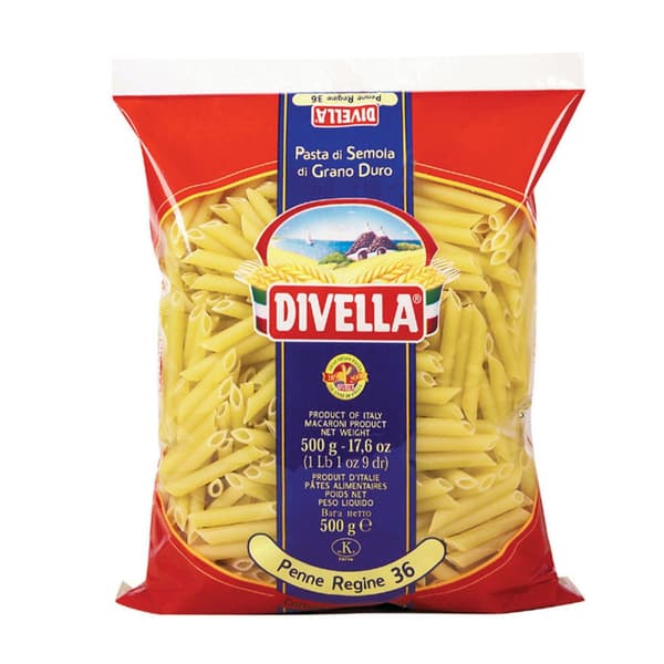 Macaroni Penne Regine 36 500g - Divella
