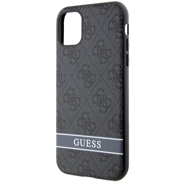 Guess 4G Stripe-etui til iPhone 11 / Xr, grå