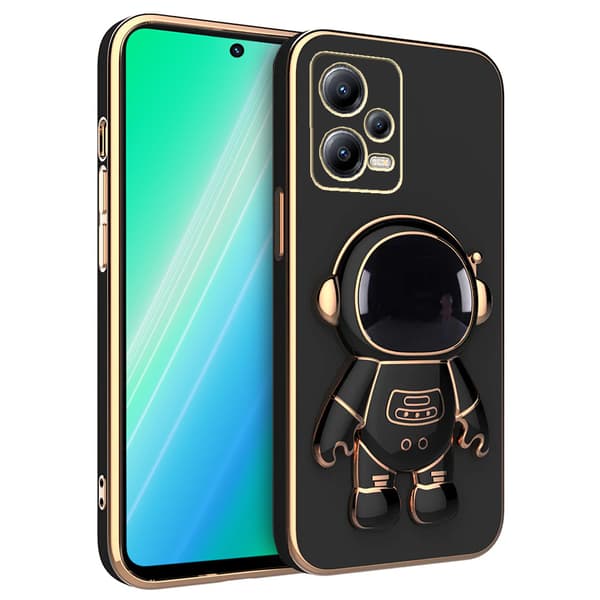 Etui til Xiaomi Redmi Note 12 5G / POCO X5 5G, Astronaut, sort