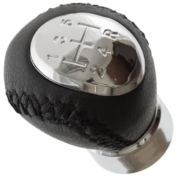 Mazda 3 BK 03-08 gearknap sort læder 5 gear 12 mm