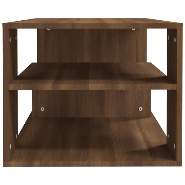 vidaXL sofabord brunt egetræ 100x50x40 cm
