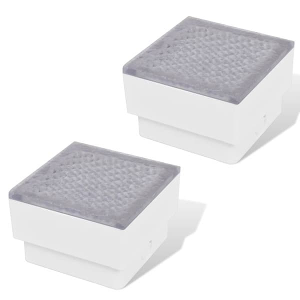 2 LED rampelys 100 x 100 x 68 mm