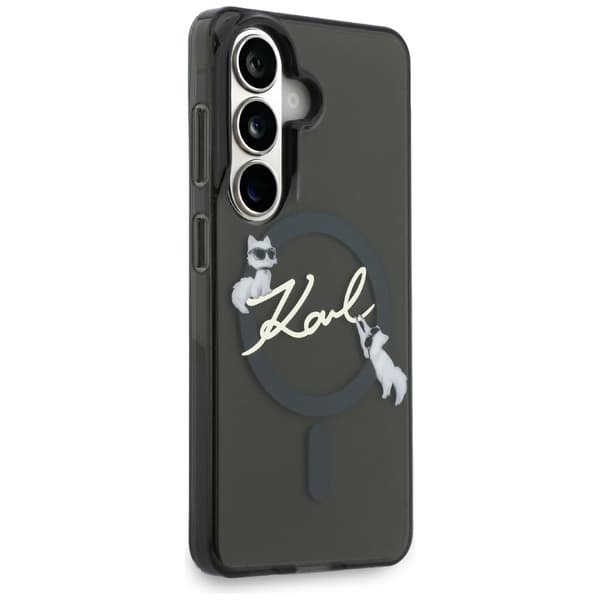 Karl Lagerfeld IML KC Script MagSafe-etui til Galaxy S26+, sort