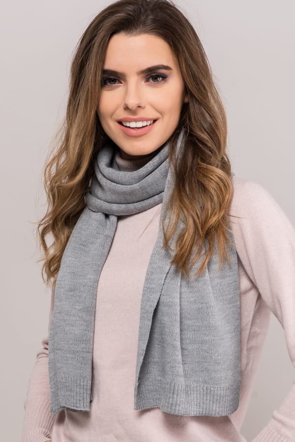 SCARF*06 dam vintergrå färg