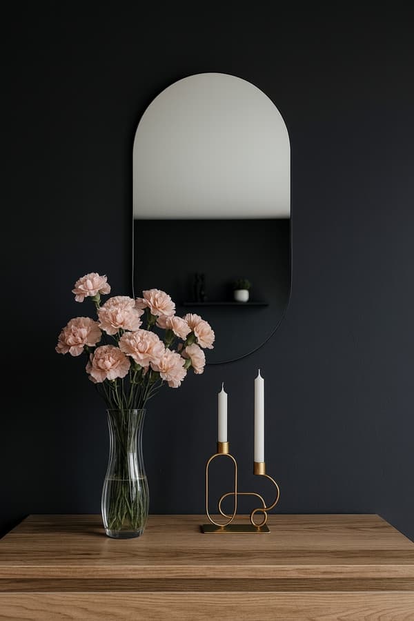 OVAL SPEGEL 40x105 CM FÖR HALL, BADRUM, VARDAGSRUM