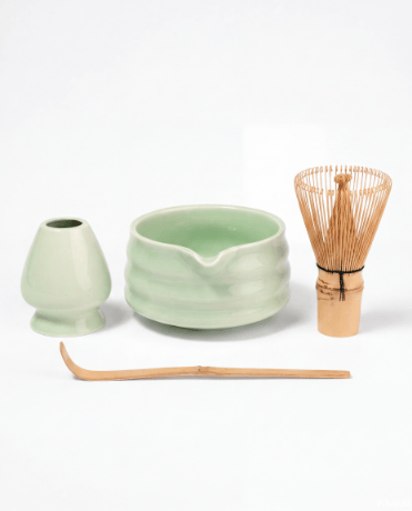 Zoi Matcha Traditionellt Matcha Bryggset Presentset 4 delar