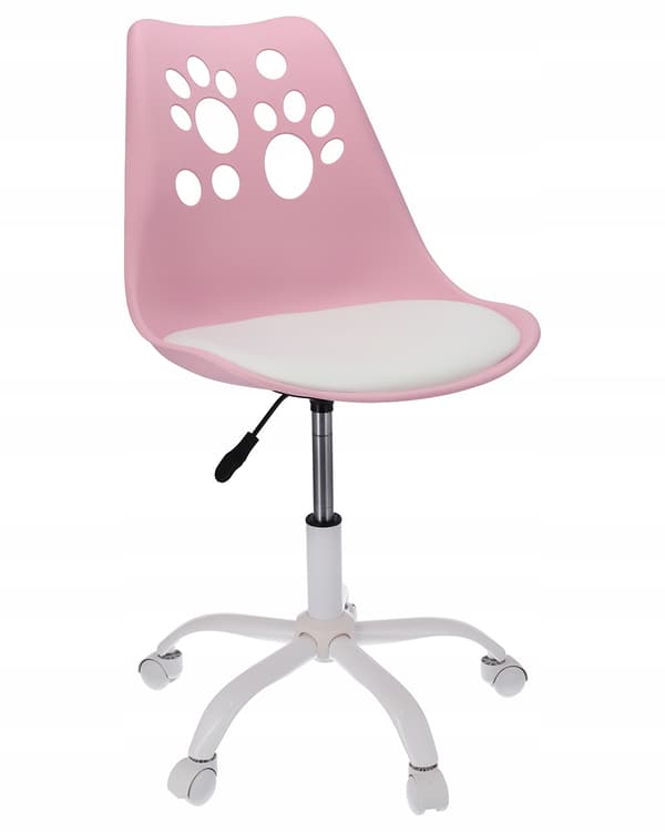 JOY stol pink og hvid (ny kode 09/12/2025)