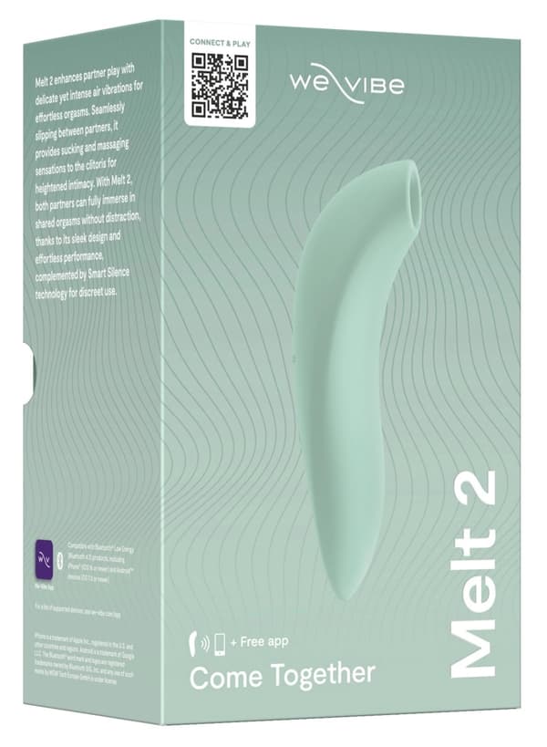 We-Vibe Melt 2 Sage - Intimluftstimulator, Grön, 13,8 cm