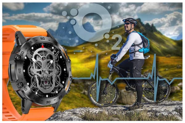 Herr smartklocka Gravity GT9-4 - samtal, blodtrycksmätare (sg021d)