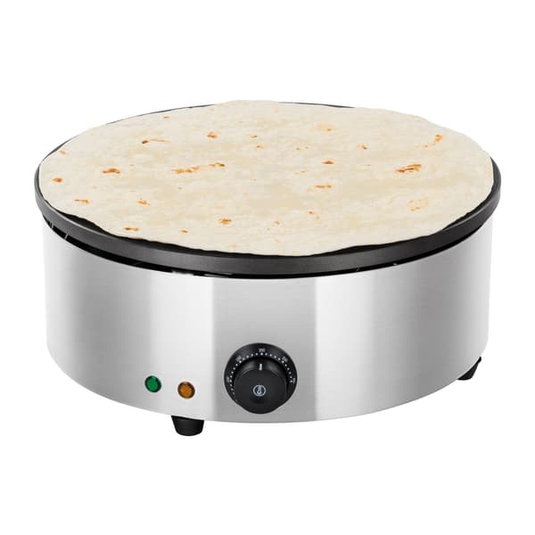 Rund pannkaksjärn, teflonbelagd, diameter 40 cm