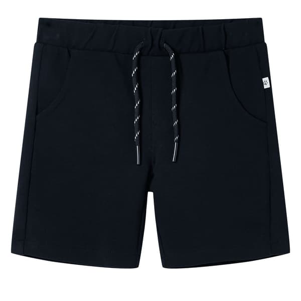 Børneshorts med snøre, marineblå, 104